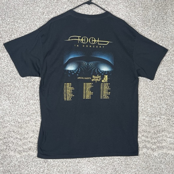 Tool Tour T-Shirt Mens XL Black Band Tee 2004 Concert Short Sleeve Graphic - Picture 2 of 6